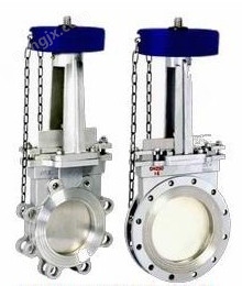 鏈輪式刀型閘閥