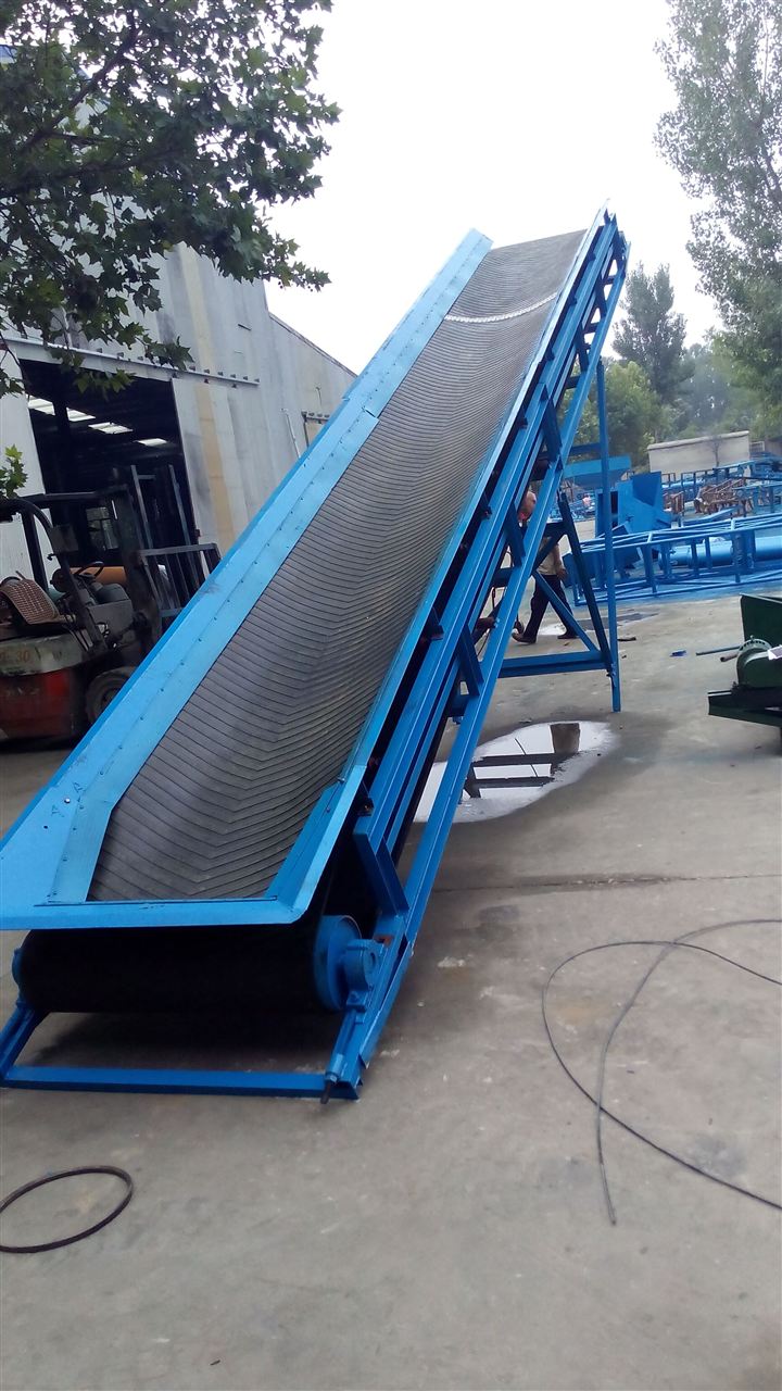 500mm 货物堆垛用移动输送机 装车用升降皮带机lj1